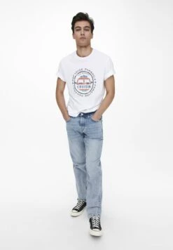 Only & Sons ONSEDGE LOOSE - Jeans Straight Leg - Blue Denim