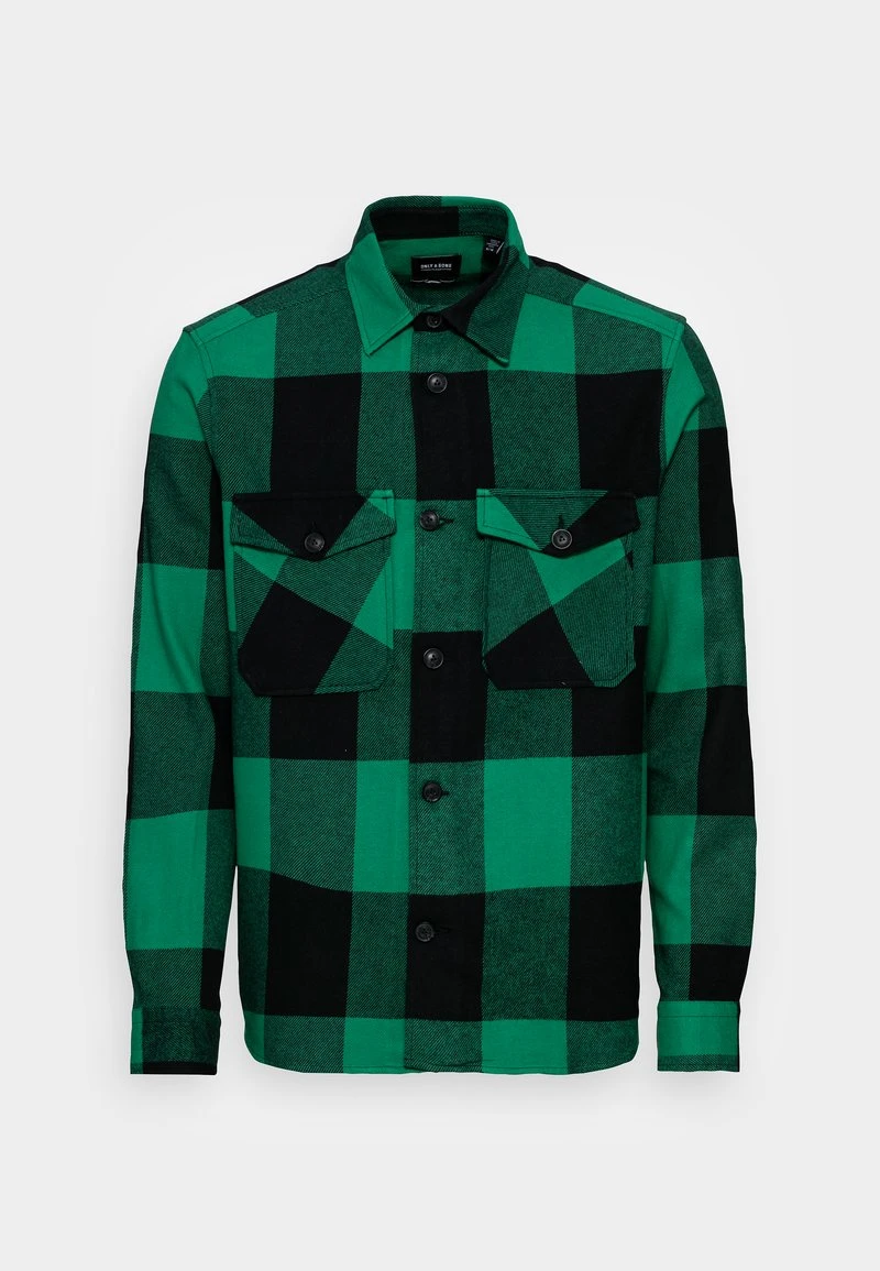 Only & Sons ONSMILO OVERSHIRT - Hemd - Verdant Green 1 Only & Sons ONSMILO OVERSHIRT - Hemd - Verdant Green