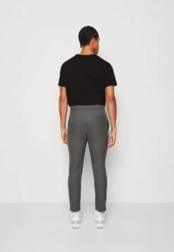 Only & Sons ONSLINUS TAP CROP PANT - Stoffhose - Medium Grey Melange -Only and Sons Verkäufe 03484d5eea164531ba3fdc9a36154fbb