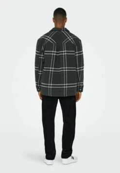 Only & Sons LOOSE CHECK - Leichte Jacke - Black 8 Only & Sons LOOSE CHECK - Leichte Jacke - Black -Only and Sons Verkäufe 05736949ad674793b12e97d96c765c43