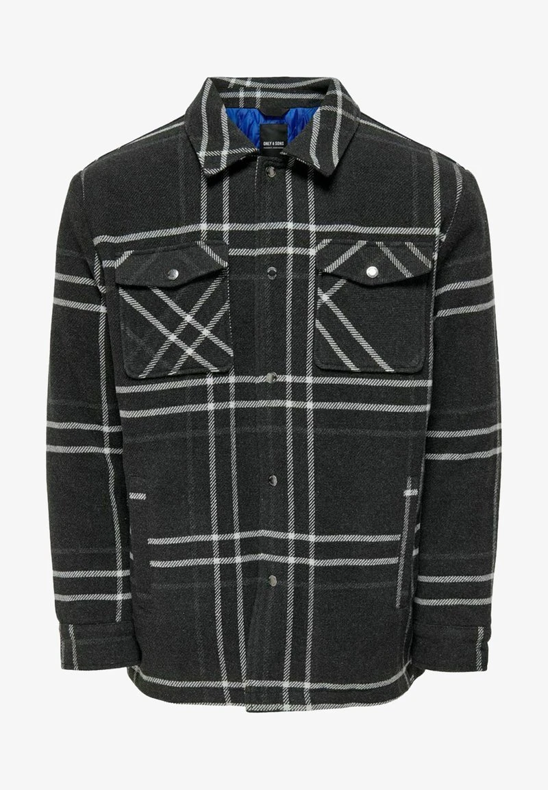 Only & Sons LOOSE CHECK - Leichte Jacke - Black 5 Only & Sons LOOSE CHECK - Leichte Jacke - Black – Bild 5