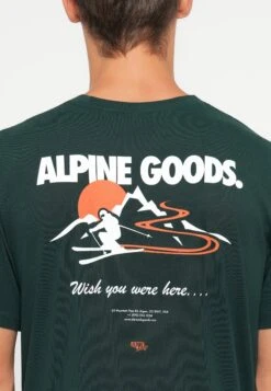 Only & Sons ONSFRED CHALET ROYALE - Print T-shirt - Pine Grove -Only and Sons Verkäufe 0703f2c522a34263844580edb82a03f6