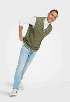 Only & Sons TANKTOP - Strickpullover - Mermaid -Only and Sons Verkäufe 0776017c4fbf4ba69d8e728da9dfad49