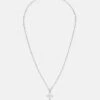Only & Sons ONSCOLT CROSS NECKLACE UNISEX - Halskette - Silver-coloured