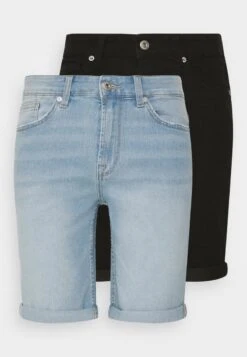 Only & Sons ONSPLY 2 PACK - Jeans Shorts - Light Blue Denim/black -Only and Sons Verkäufe 08acc80f9c7143c2a8f8bdbc1123e99f 1