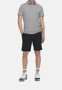 Only & Sons ONSEFLETCHER - Polo Shirt - Light Grey Melange -Only and Sons Verkäufe 08bc6b2e988648aeb24fa5ddeefd49ae