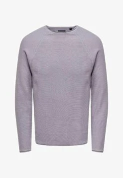 Only & Sons ONSDEXTOR RAGLAN - Strickpullover - Purple Ash