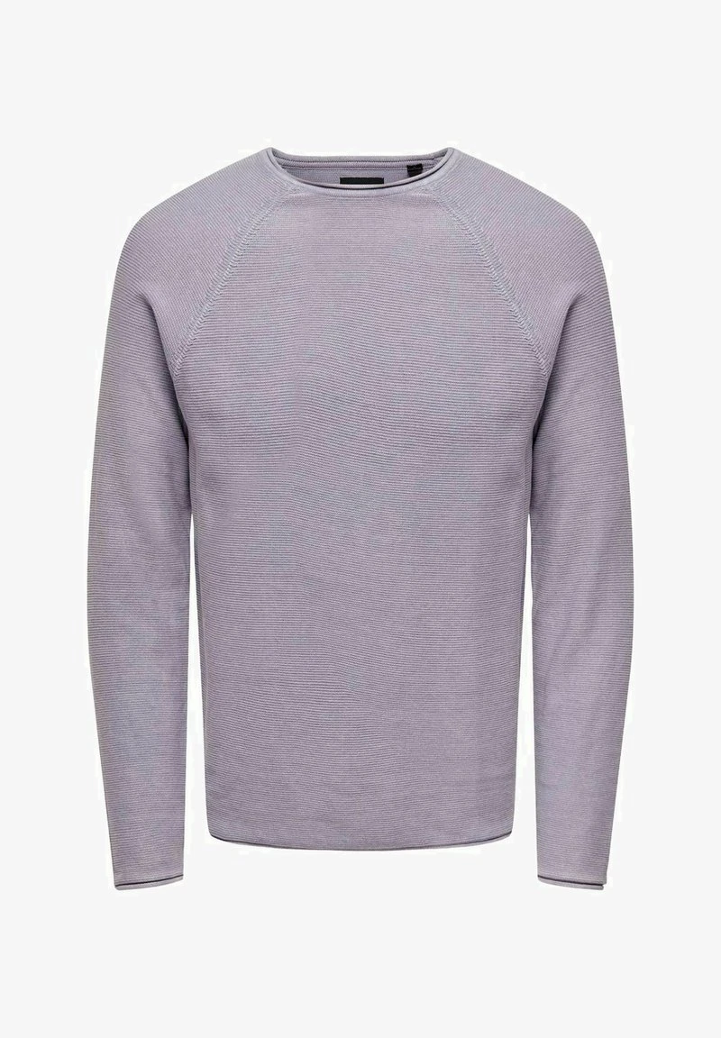 Only & Sons ONSDEXTOR RAGLAN - Strickpullover - Purple Ash 1 Only & Sons ONSDEXTOR RAGLAN - Strickpullover - Purple Ash