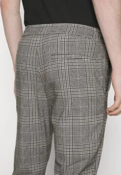 Only & Sons ONSLINUS CROP CHECK - Stoffhose - Grau, Weiß -Only and Sons Verkäufe 0abfcb90d2f1406b877bb47dfdb65bec