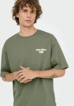 Only & Sons NATHAN - Print T-shirt - Agave Green -Only and Sons Verkäufe 0c72477dce24468eb8303c5d6989be13