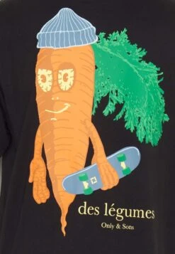 Only & Sons ONSLOGAN VEGGIE TEE UNISEX - T-Shirt Print - Black -Only and Sons Verkäufe 0c9f57a165fe432396fe2524feb68d56