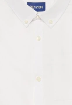 OSJALVARO SLIM SHIRT - Hemd - White -Only and Sons Verkäufe 0cf5bdcc4c8b4b10adff8b6ddfde3565