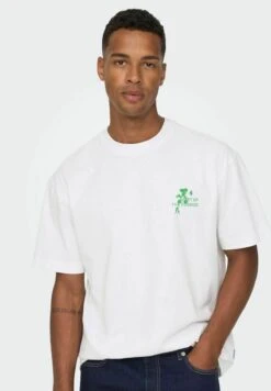 Only & Sons T-Shirt Print - Bright White -Only and Sons Verkäufe 0de917b54bfa4f009afbae4848f57b25