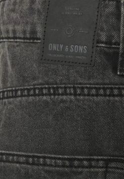 Only & Sons ONSAVI BEAM CROP - Jeans Tapered Fit - Black Denim -Only and Sons Verkäufe 0e828d1a518c4a04807d93719495a69e