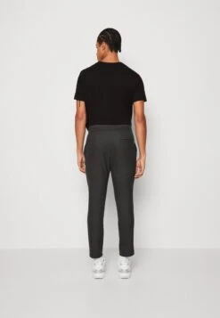 Only & Sons ONSLINUS TAP CROP PANT - Stoffhose - Dark Grey Melange -Only and Sons Verkäufe 12d36d6313174d53816c77014be58391