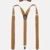 Only & Sons ONSBOWTIE SUSPENDER SET - Fliege - Brown Sugar