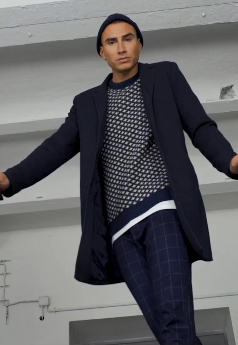 Only & Sons ONSJULIAN KING COAT - Klassischer Mantel - Night Sky Melange 2 Only & Sons ONSJULIAN KING COAT - Klassischer Mantel - Night Sky Melange – Bild 2