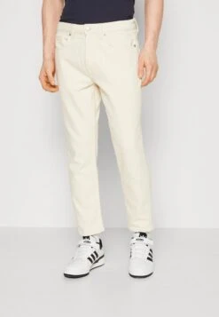 Only & Sons ONSAVI CROP - Jeans Tapered Fit - Ecru