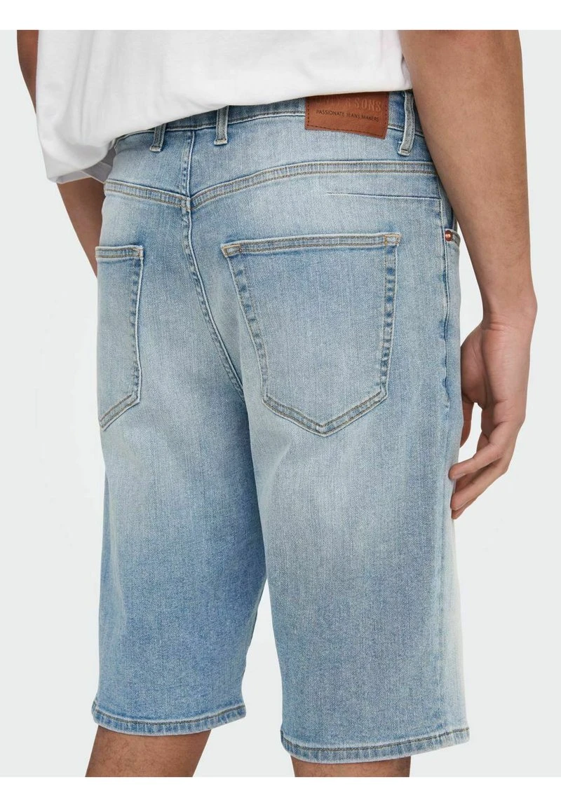 Only & Sons Jeans Shorts - Light Blue Denim 5 Only & Sons Jeans Shorts - Light Blue Denim – Bild 5