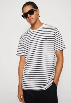 Only & Sons ONSHENRY STRIPE TEE 2 PACK - T-Shirt Print - Bright White -Only and Sons Verkäufe 1c19ed7c80614a8dbdb4115947242ca4