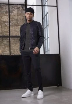 Only & Sons ONSMARK PANT STRIPE - Stoffhose - Black