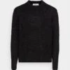 Only & Sons ONSDESTROY STRAIGHT FIT CREW - Strickpullover - Black