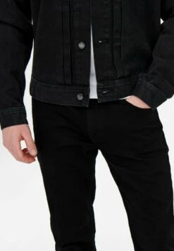 Only & Sons ONSWEFT - Jeans Slim Fit - Schwarz -Only and Sons Verkäufe 1f32bcc2d37b4531b0a7d34b9c5d649f