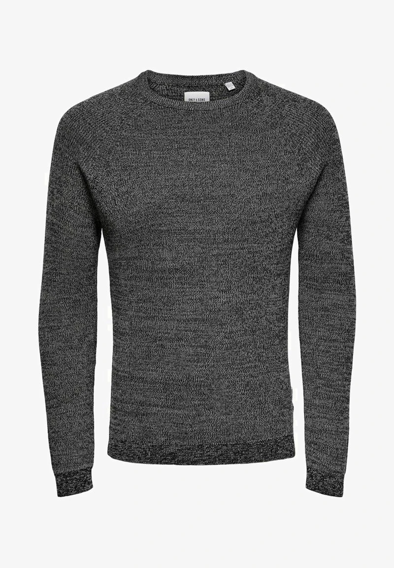 Only & Sons RON DENNIS RAGLAN CREW NECK - Strickpullover - Dark Navy 5 Only & Sons RON DENNIS RAGLAN CREW NECK - Strickpullover - Dark Navy – Bild 5