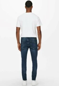 Only & Sons ONSWARP BASIC STRETCH TAPERED - Jeans Slim Fit - Blau 8 Only & Sons ONSWARP BASIC STRETCH TAPERED - Jeans Slim Fit - Blau -Only and Sons Verkäufe 21ef94070bdd440cbe1e4fc66035d198