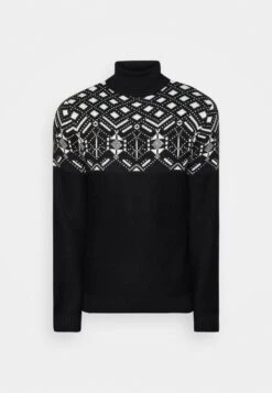 Only & Sons ONSEZ ROLL NECK - Strickpullover - Black -Only and Sons Verkäufe 2226cc8de4484f3c9d1af1eed0eab7cb