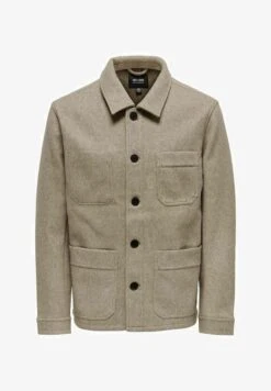 Only & Sons FUNKTIONS - Leichte Jacke - Chinchilla -Only and Sons Verkäufe 229a18ea6ef24b4da270624ee962055a
