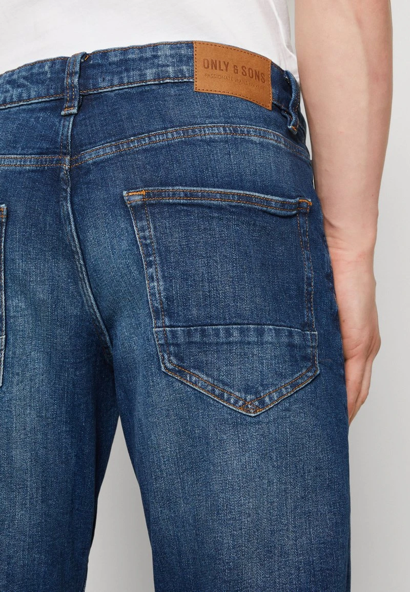 Only & Sons ONSAVI CROP - Jeans Tapered Fit - Dark Blue Denim 6 Only & Sons ONSAVI CROP - Jeans Tapered Fit - Dark Blue Denim – Bild 6