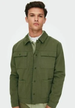 Only & Sons ONSMARVIN JACKET - Leichte Jacke - Olive Night -Only and Sons Verkäufe 268e9de4902e4e44856bdbf7536159a4