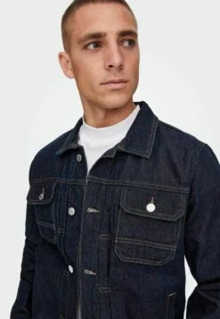 Only & Sons Jeansjacke - Dark Blue Denim -Only and Sons Verkäufe 2a6335c08fde4a54b32d5ccba91ca7b2