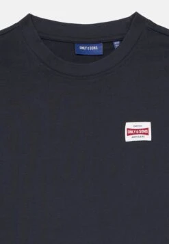 OSJFRED LIFE LABEL TEE - T-Shirt Basic - Dark Navy -Only and Sons Verkäufe 2f1735532ca44687ac3d8ff14377529d