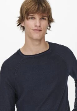 Only & Sons ONSDEXTOR RAGLAN - Strickpullover - Dark Navy -Only and Sons Verkäufe 2fb78970184d4a77ad0a0ffe2d952c79