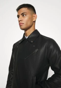 Only & Sons ONSAKSEL BIKER JACKET - Kunstlederjacke - Black