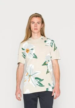 Only & Sons ONSKLOP FLORAL TEE - T-Shirt Print - Beige