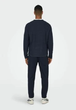 Only & Sons EINFARBIGER - Strickpullover - Dark Navy -Only and Sons Verkäufe 35808ce5e27d4303a89e68c274217ff7