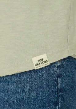 Only & Sons RUNDHALS LANGES KURZARM AUS ONSBEN - T-Shirt Basic - Grau -Only and Sons Verkäufe 36607661970f485d9d01c75cc1334440