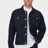 Only & Sons Jeansjacke - Dark Blue Denim