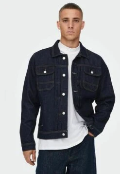 Only & Sons Jeansjacke - Dark Blue Denim