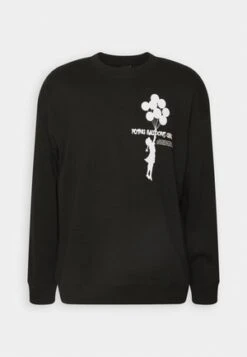 Only & Sons ONSFERNANDO DRAW CREW UNISEX - Sweatshirt - Black -Only and Sons Verkäufe 3a82b92132dc4274ad866b80574d3464