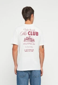 Only & Sons ONSFRED CHALET ROYALE - Print T-shirt - Bright White