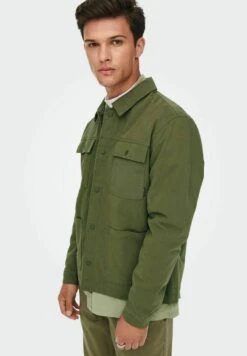 Only & Sons ONSMARVIN JACKET - Leichte Jacke - Olive Night -Only and Sons Verkäufe 3d957dd1c613483d8c56ee3eaa7dbed9