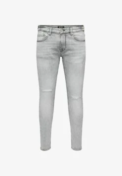 Only & Sons SKINNY FIT JEANS ONSWARP - Jeans Skinny Fit - Grey Denim -Only and Sons Verkäufe 403078a7ec334531b3a55d2884fa26af 1