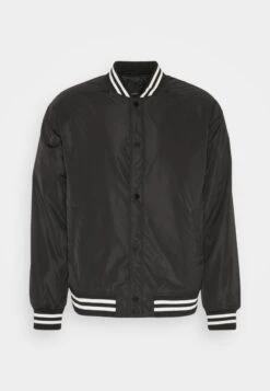 Only & Sons ONSCHRIS JACKET UNISEX - Bomberjacke - Black -Only and Sons Verkäufe 403c32fe0f9f4f7aa92b220ed656e65e