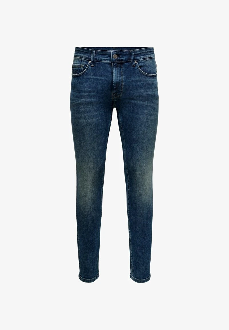 Only & Sons ONSWARP BASIC STRETCH TAPERED - Jeans Slim Fit - Blau 6 Only & Sons ONSWARP BASIC STRETCH TAPERED - Jeans Slim Fit - Blau – Bild 6