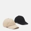 Only & Sons ONSTRISTIAN CAP 2 PACK - Cap - Black/beige