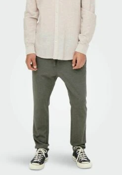 Only & Sons BEQUEME SOMMER ONSLINUS - Stoffhose - Grau -Only and Sons Verkäufe 4400ee0b6f5b4a31a87c7f0281c8d93c 1